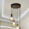 Restaurant Personality Retro Multi-head Chandelier